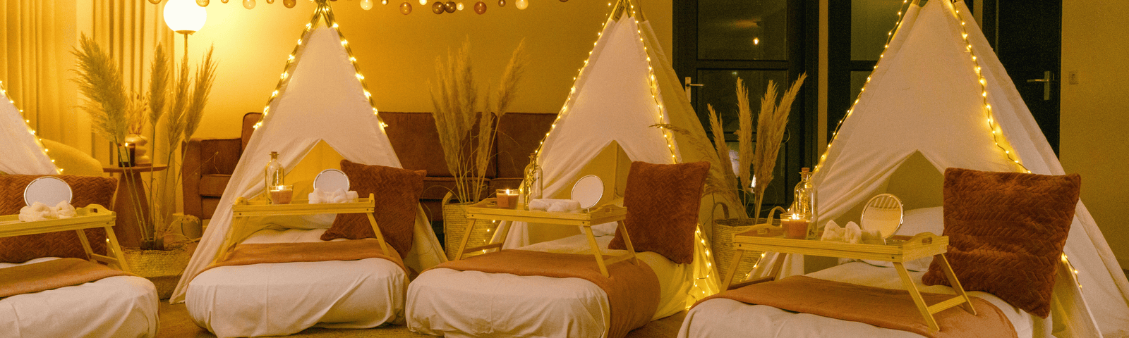 Tipi slaapfeestje