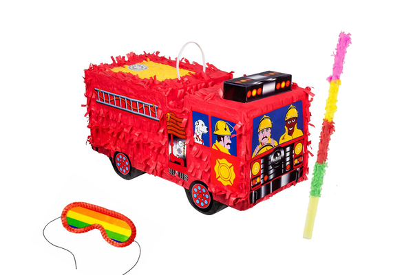 Optioneel: koop Piñata Brandweerwagen