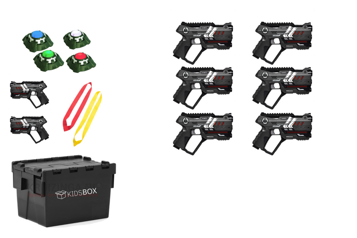 2 Oplaadbare Lasergeweren P1 - Lasergamen Vanaf 6 Jaar Laserguns Heroplaadbaar Geen Batterijen Nodig 2 Oplaadbare Lasergeweren P1 - Lasergamen Vanaf 6 Jaar Laserguns Heroplaadbaar Geen Batterijen Nodig